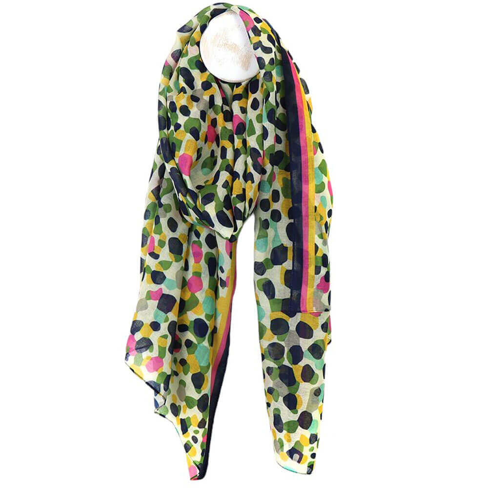 Peace of Mind Recycled Camouflage Print Scarf